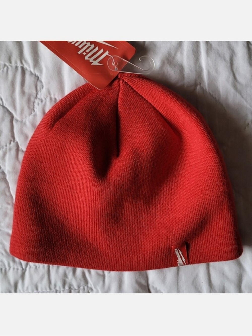 2/$40 🍩 Milwaukee Men's Red Fleece Lined Knit Hat